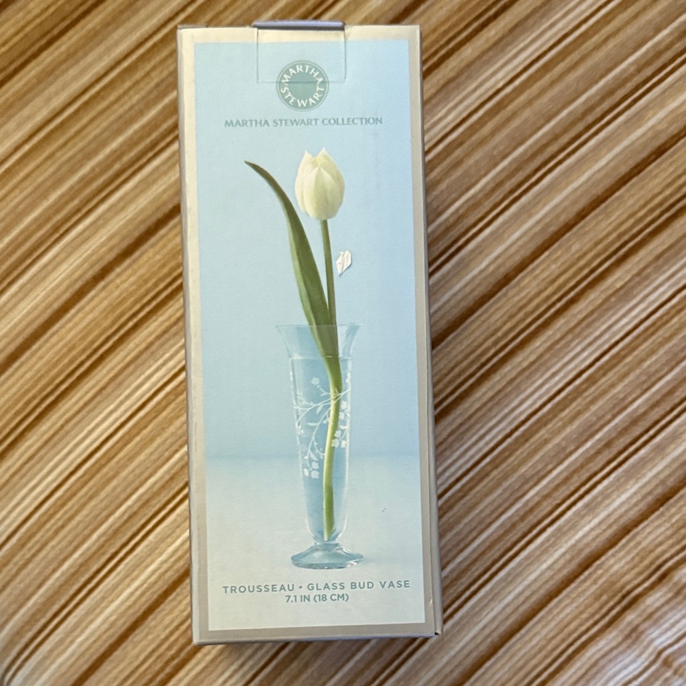 Martha Stewart Collection Glass Bud Vase - Picture 3 of 6